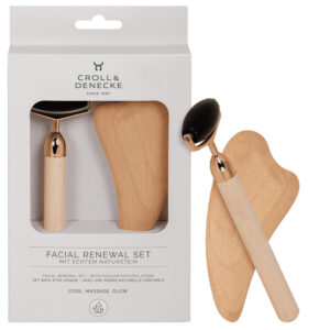 Facial Renewal Set mit echtem Naturstein